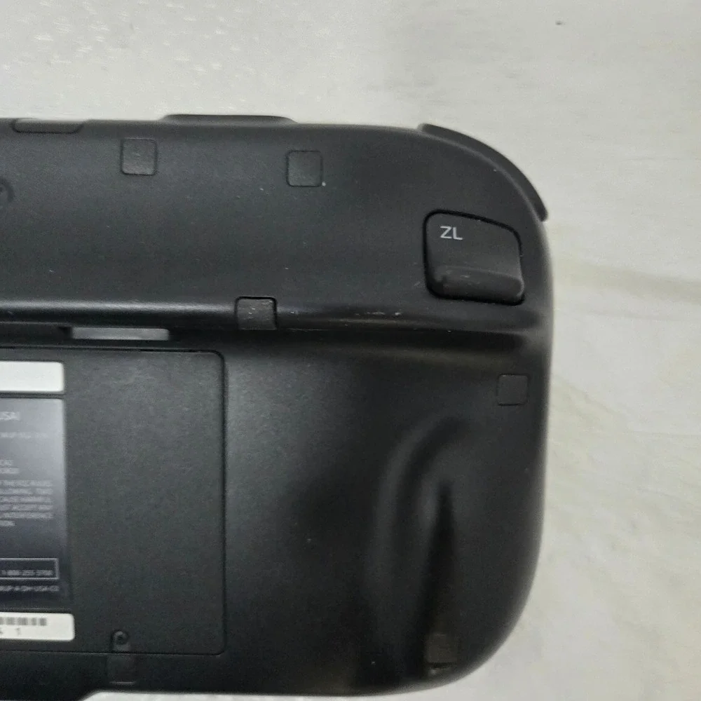 Nintendo Wii U GamePad Controller Black Model WUP-010(USA) Untested As Is